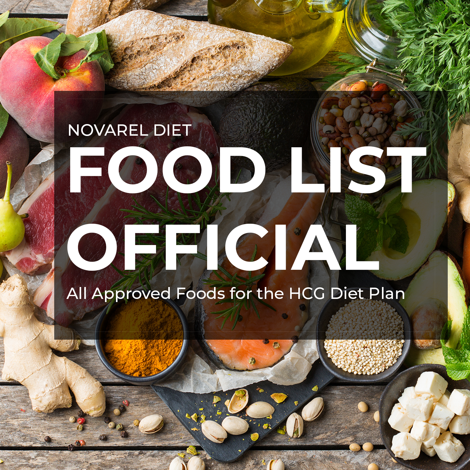 The OFFICIAL Novarel Diet Food List